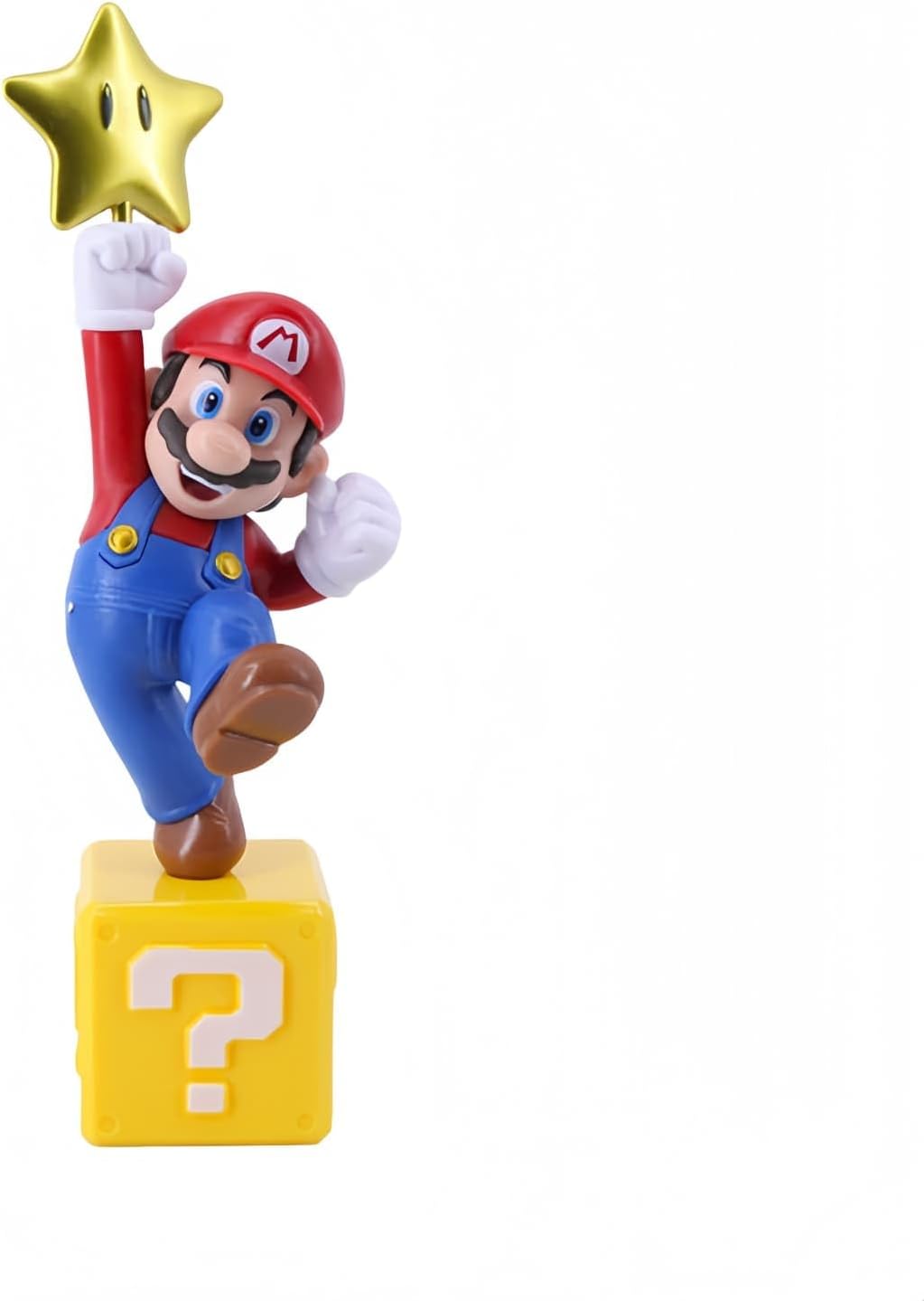 Mario Figure, Star Themed Collectible Statue, 8IN PVC Figurine for Fan Gifts