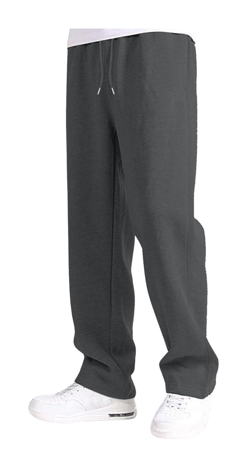 Jogginghose Herren Breite Baggy Sporthose Elastische Taille Trainingshose Sport Hosen Casual Männer Jogger Laufhose Herren Cargo Hose a Baumwolle Freizeithose