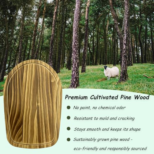 Image of Solid Pine Wood Mixer Slider Mat - Compatible with KitchenAid 4.5-5 Qt Tilt-Head Stand Mixer, Artisan & Classic - Scratch-Resistant, Easy Glide, Heavy-Duty Kitchen Appliance Mat