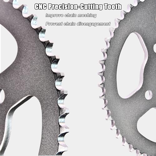 Image of JNDO Mini Bike Sprocket 420 Chain 50T Go Kart Rear Sprocket 40mm Bore Replacement for Coleman Bt200x Ct200u Trail 200 Ct200u-Ex Baja Warrior Heat Massimo Mb165 Mb200 196cc 5.5 6.5hp