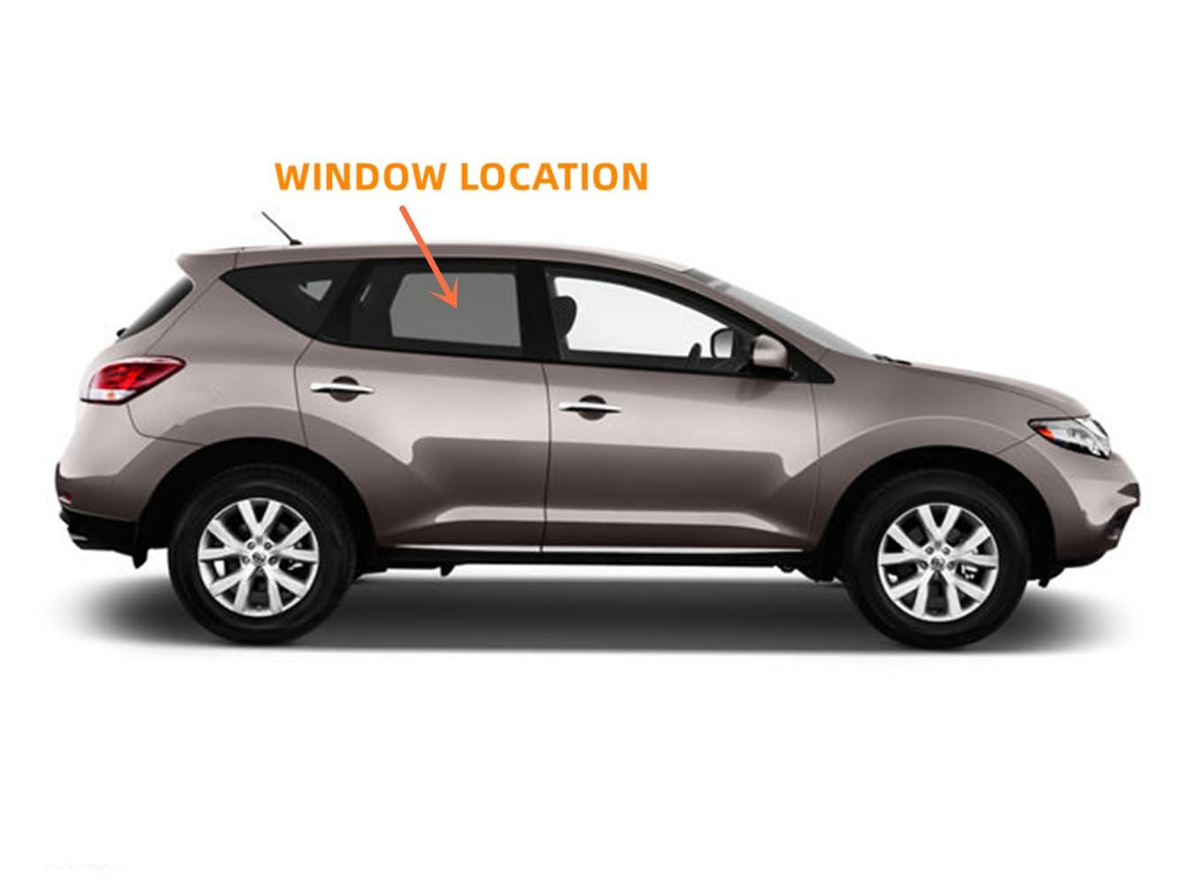 Amazon.com: Passenger/Right Side Rear Door Window Glass