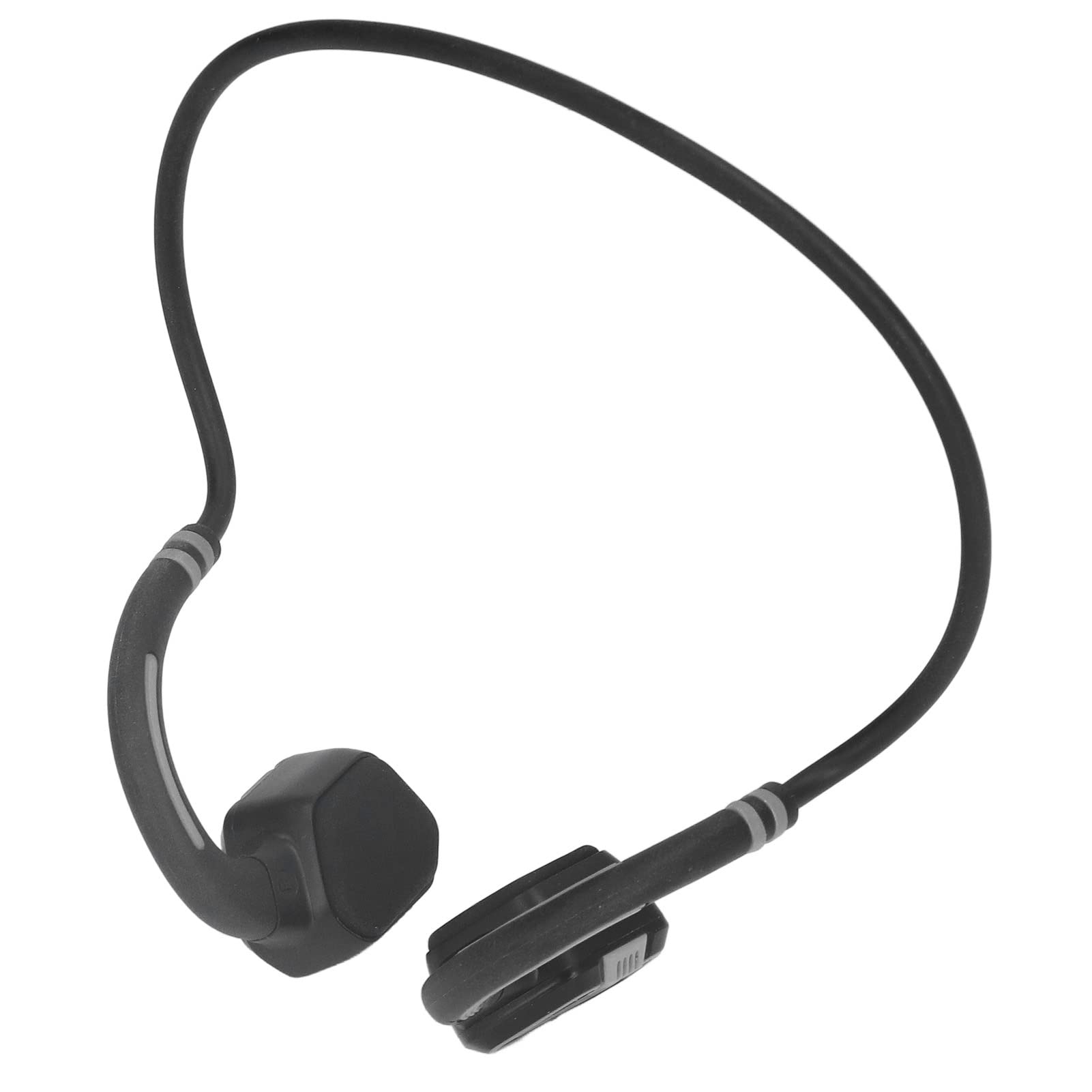 Słuchawki do pływania, trwałe słuchawki Bluetooth 5.1 z wbudowaną pamięcią 16G i przewodnictwem kostnym, ładowane do biegania Srebrnoszary