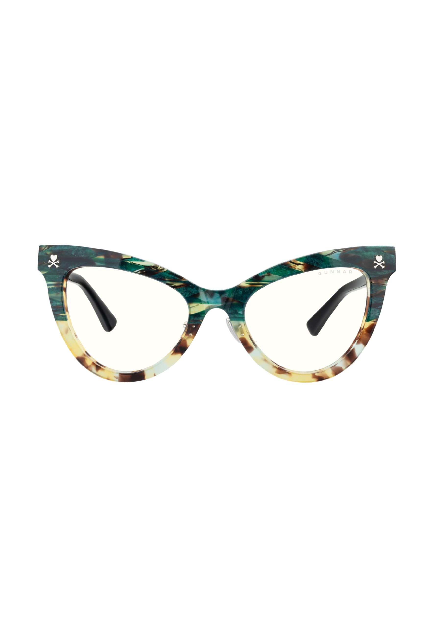 Gunnar x Tokidoki Blaulicht-Brille - Sandy - Green Cactus - Clear