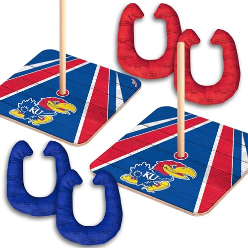 Sacs pour fer à cheval NCAA Kansas Jayhawks accessoire jeu