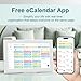 Digital Calendar, 15.6inch Smart WiFi Digital Calendar&Chore Chart, 1920 * 1080 IPS Touch Screen HD Display for Family Schedules, Wall-Mounted, Share Moments Instantly from Anywhere (White, 15.6 inch)