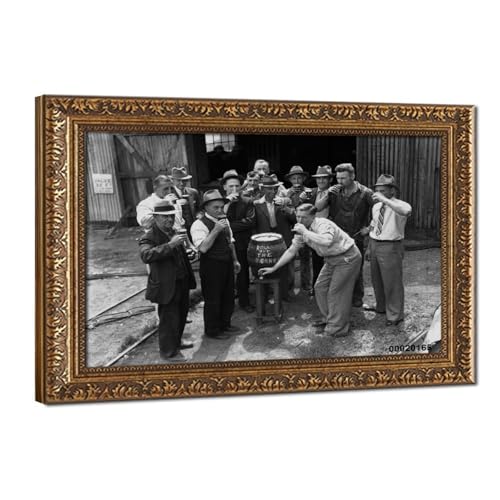 Impression sur toile Last Drink tableau pour bureau 61x91 cm