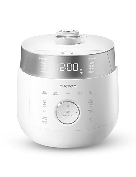 CUCKOO Twin Pressure Rice Cooker 6-Cup Uncooked / 12-Cup Cooked with Induction Heating Technology, 20 Menu Modes with Voice Guide, Versatile Rice Maker Multi-Cooker & Pressure Cooker (CRP-LHTR0609FW)