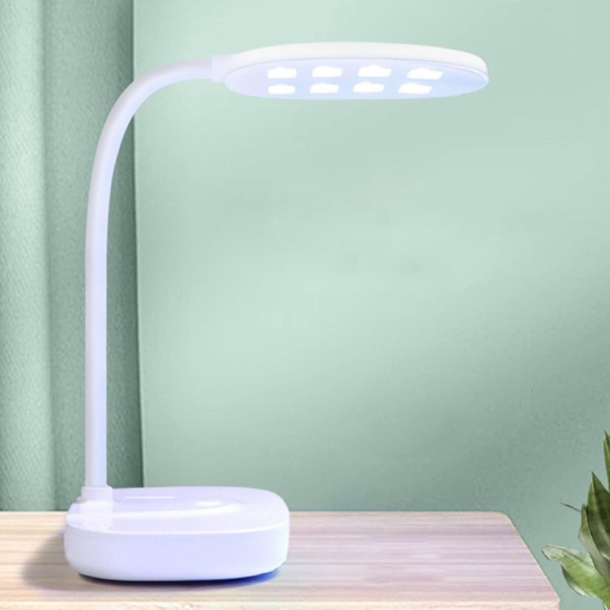 SOLUSTRE Lámpara de Uñas Profesional Recargable 12w Luz LED de Color Claro, Secador de Esmalte Plegable y Portátil para Belleza de Uñas en Casa