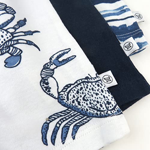 HonestBaby Short Sleeve and Tank Romper 100% Organic Cotton for Infant Baby and Toddler Boys3