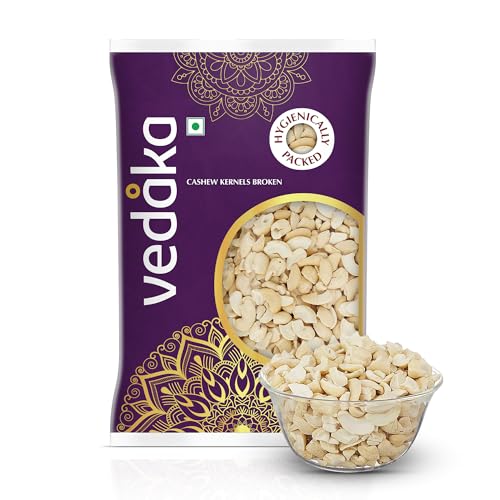 Image of Amazon Brand - Vedaka Broken Cashews | 1 Kg | Kaju Nuts | Gluten-Free & Plant Based Protein | Hygienically packed
