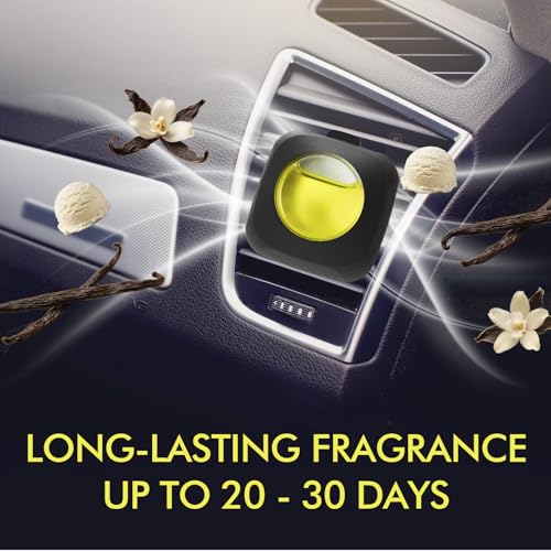 Image of Car Air Fresheners, Vanilla, 6-Pack, 4ml Each, Odor Eliminator