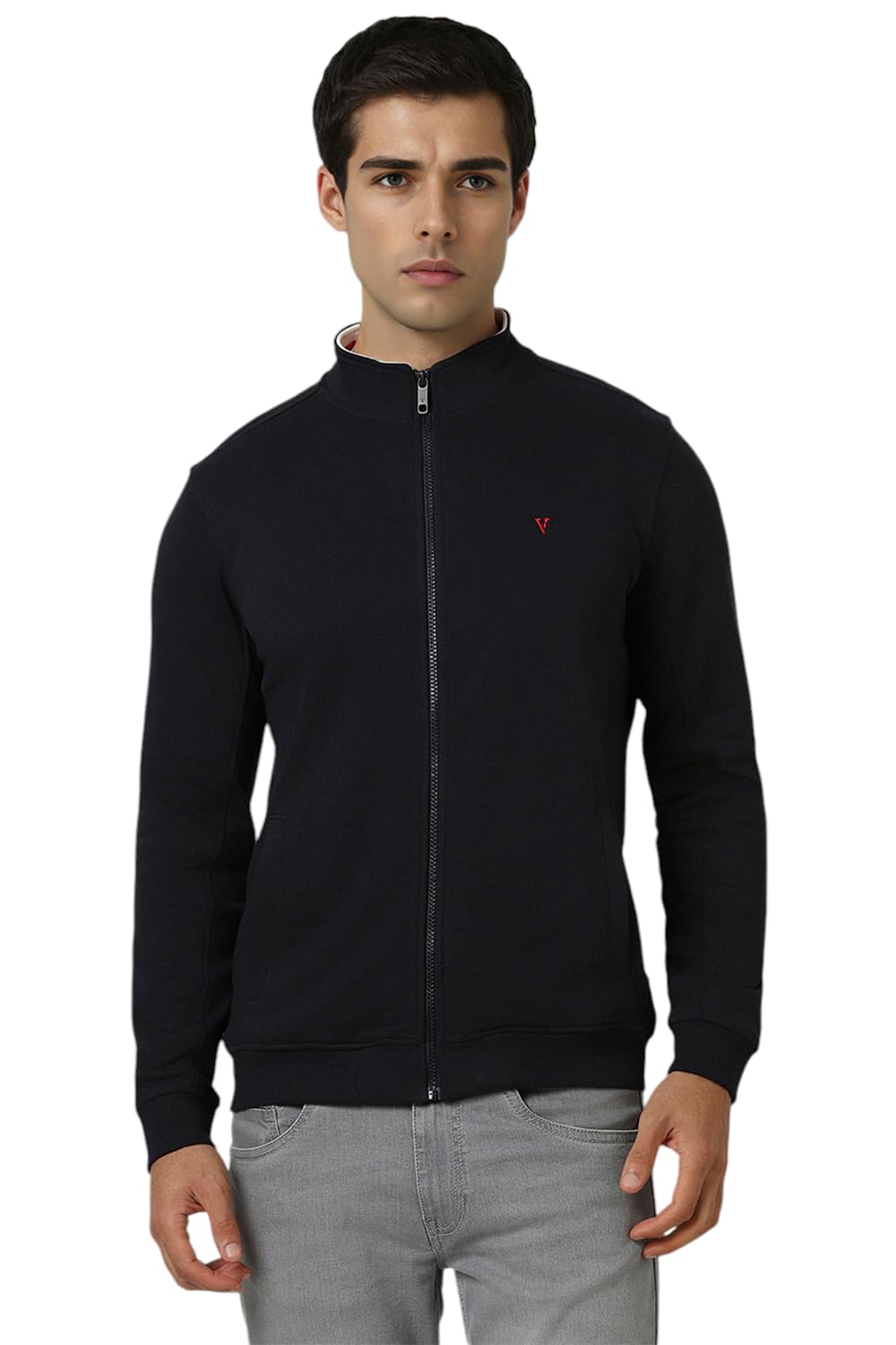 van heusen Men's Premium Cotton Regular Fit Full Sleeve Mild Winter Jacket-picture-31