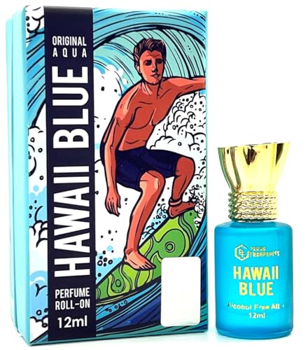 Image of Parag Fragrances Natural & Long Lasting Attar 12ml (Hawaii Blue)