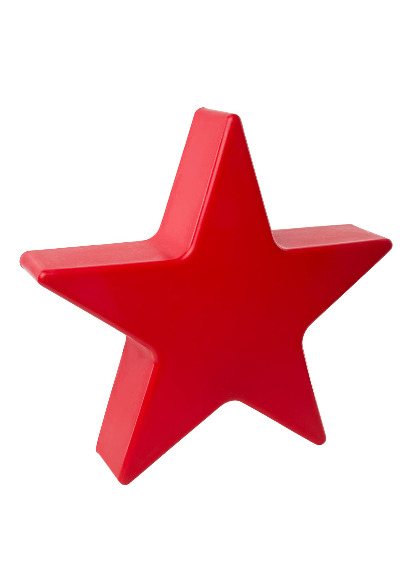 8 seasons design Solar Weihnachtsstern 40cm Shining Star (Rot), warmweies  Licht, Dmmerungssensor  wetterfest  LED Stern fr auen (Garten, ...