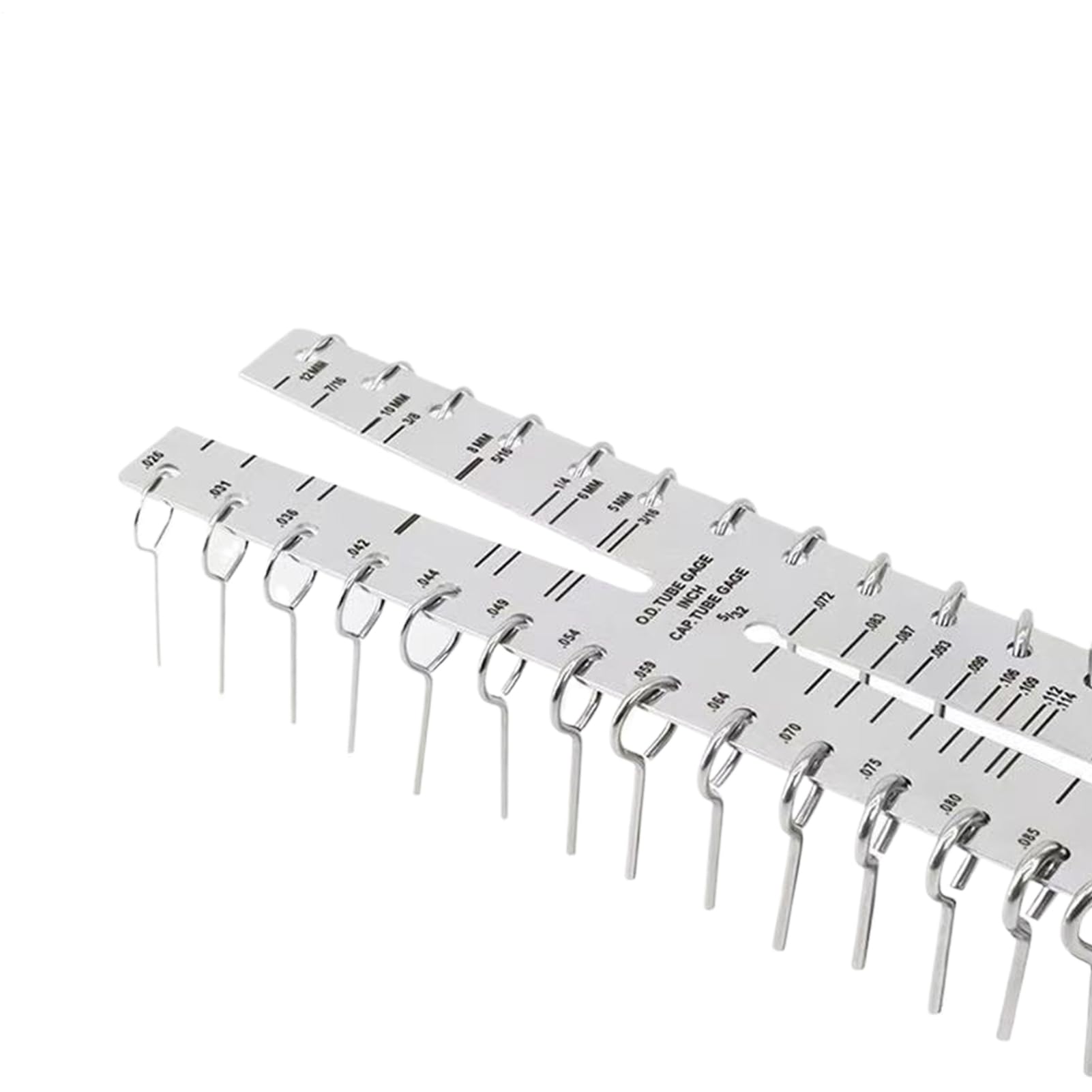 Jauge À Tube Capillaire - Raccords Métriques Antidérapants,Jauge Capillaire Pour Tuyaux Double Marquée | Pour Contrôle Hydraulique Pneumatique, Machines Industrielles, Techniciens