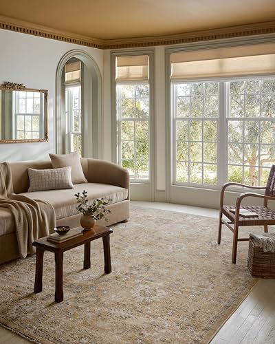 Loloi Magnolia Home by Joanna Gaines Pace Collection PAC-07 Sunset/Stone 9'-6" x 12'-3" Area Rug