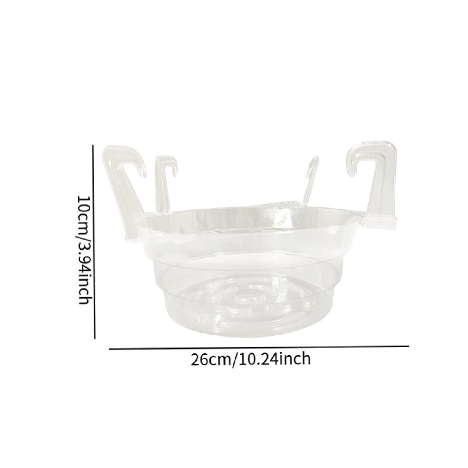 15 Pflanzschalen, Blumentopfhaken, Transparentes PP Zum Feuchtigkeitserhalt Und Schutz von Teppichen, Geeignet für Den Innenbereich, Mehrfarbig, 10inch