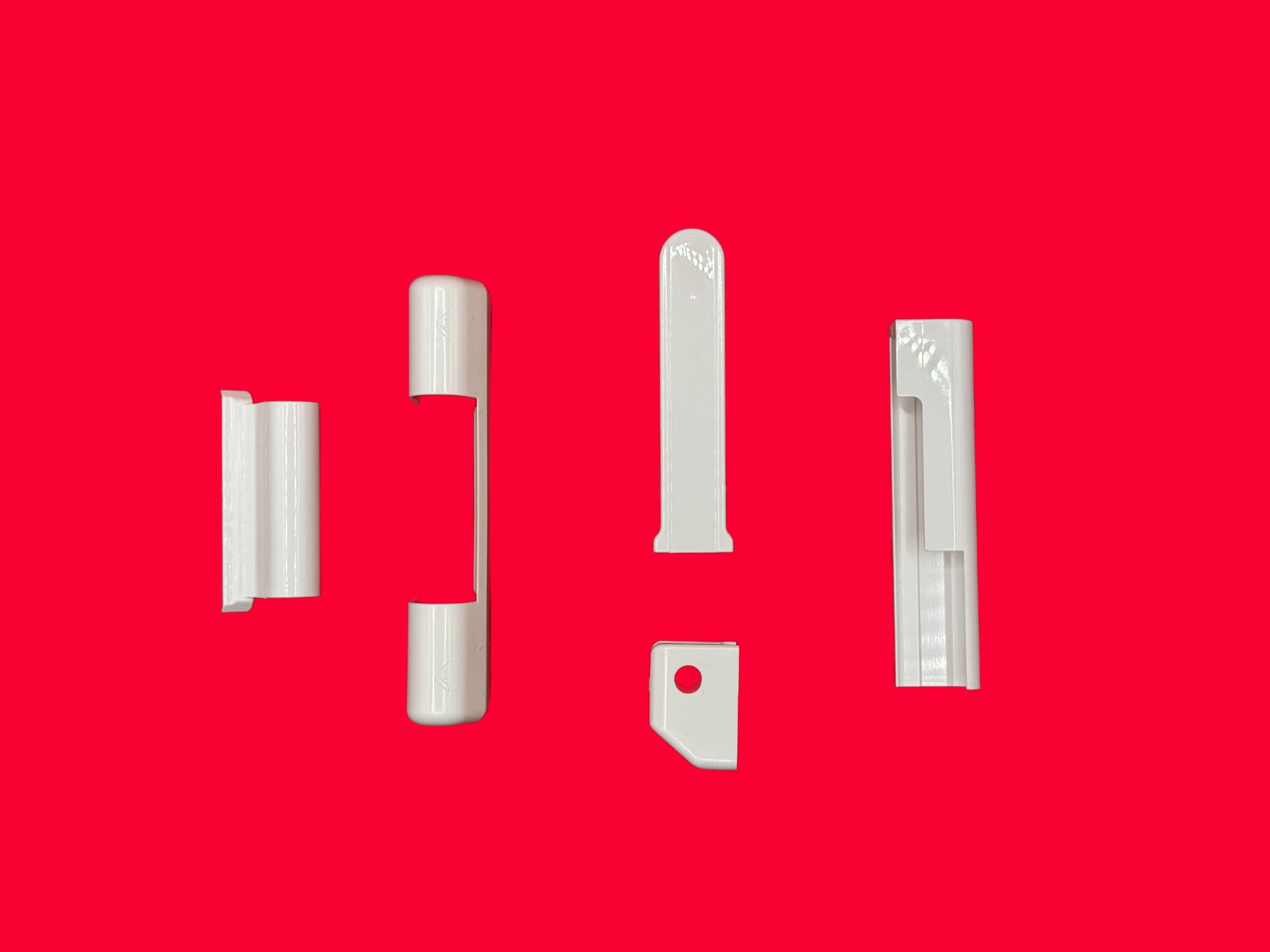 Roto Cover Caps Series NT in White Tape Side K for Corner Bearings Scissor Bearings, Axer Bearings, Axer Arm