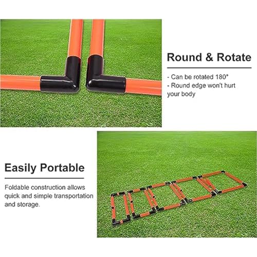 Juego de Vallas para Entrenamiento de Agilidad, Altura Ajustable para Entrenamientos versátiles de Atletas, Entrenamiento de Velocidad y Salto.