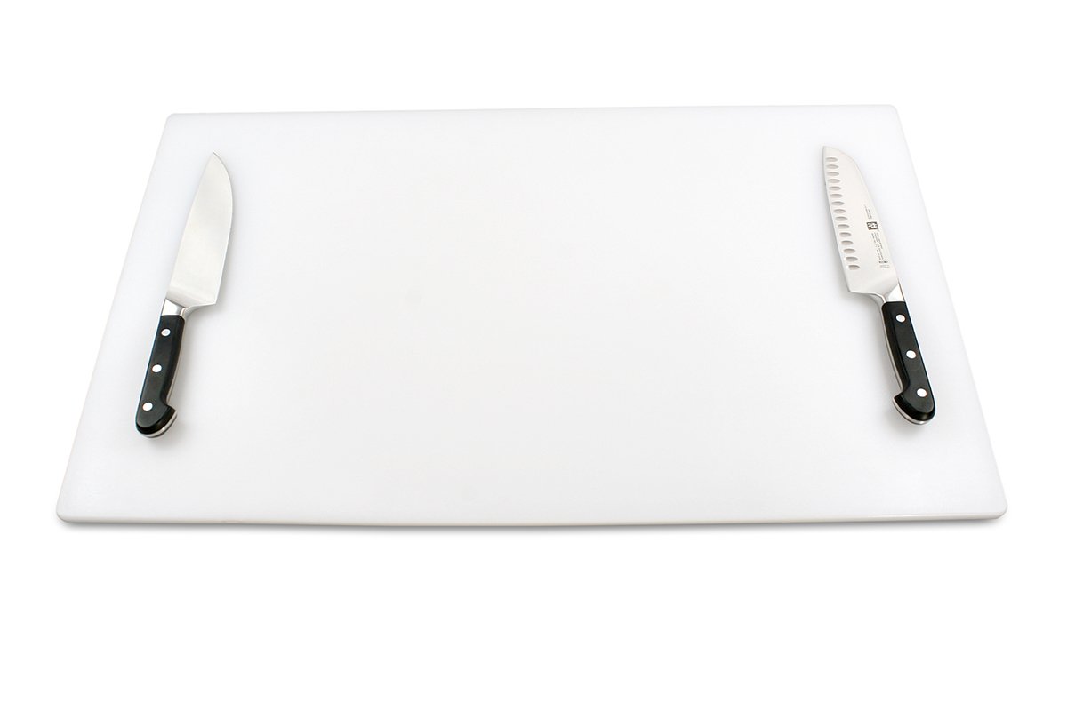 Thirteen Chefs White 3/4 Inch Cutting Board