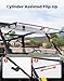 KEMIMOTO Flip Windshield Compatible with Can-Am Defender & Defender Max HD5/HD8/HD10, Scratch-resistant 1/ 5
