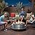 Flamaker 36 Inch Fire Pit Ring for Outside Wood Burning Smokeless Patio Round Galvanized Fire Pits Metal Fordable Outdoor Fireplaces for Camping, Backyard, Bonfire