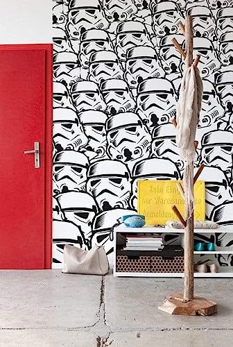 Komar Star Wars IADX5-015 Non-Woven Photo Wallpaper Star Wars Stormtrooper Swarm Size: 250 x 280 cm (Width x Height) - Image 4