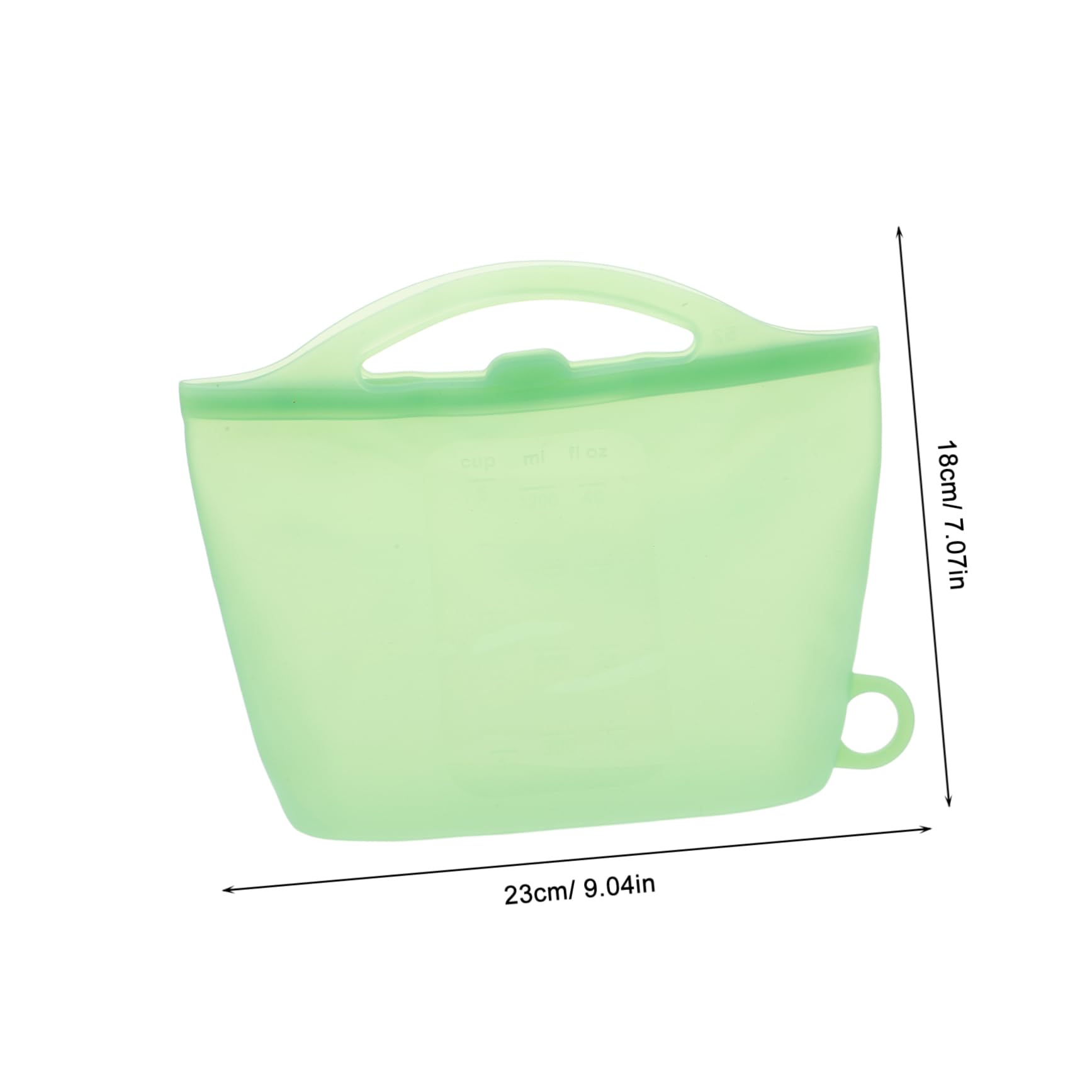 SUPVOX Large Size Steam Bag for Microwave Reusable Food Storage Bag Leakproof Silicone for Vegetables Baby Milk