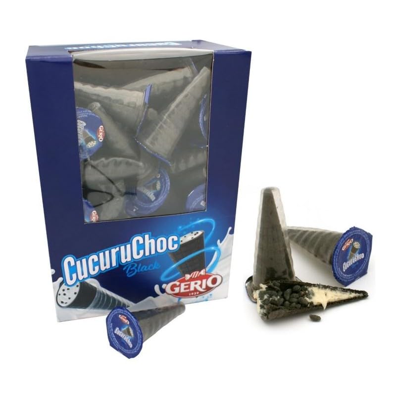 Cucuruchos de Galleta Rellenos de Chocolate – Pack 60 Unidades | Snack Crujiente y Divertido Sabor Cacao | Ideal para Fiestas y Eventos (Crema Cacao y Bolitas Crujientes)