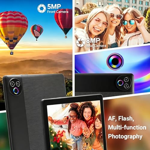 Image of Android 15 Tablet, 10.4 Inch HD LCD Tablet with Dual Camera, 20GB RAM 64GB ROM, 5-Core Processor, 5000mAh Battery, WiFi & Bluetooth, Support 1TB TF Card Expansion for Daily Study & Entertainment