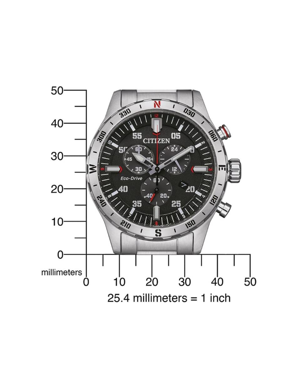 Citizen Eco-Drive AT2520-89E - Orologio solare da uomo in acciaio inossidabile con cinturino in acciaio inossidabile