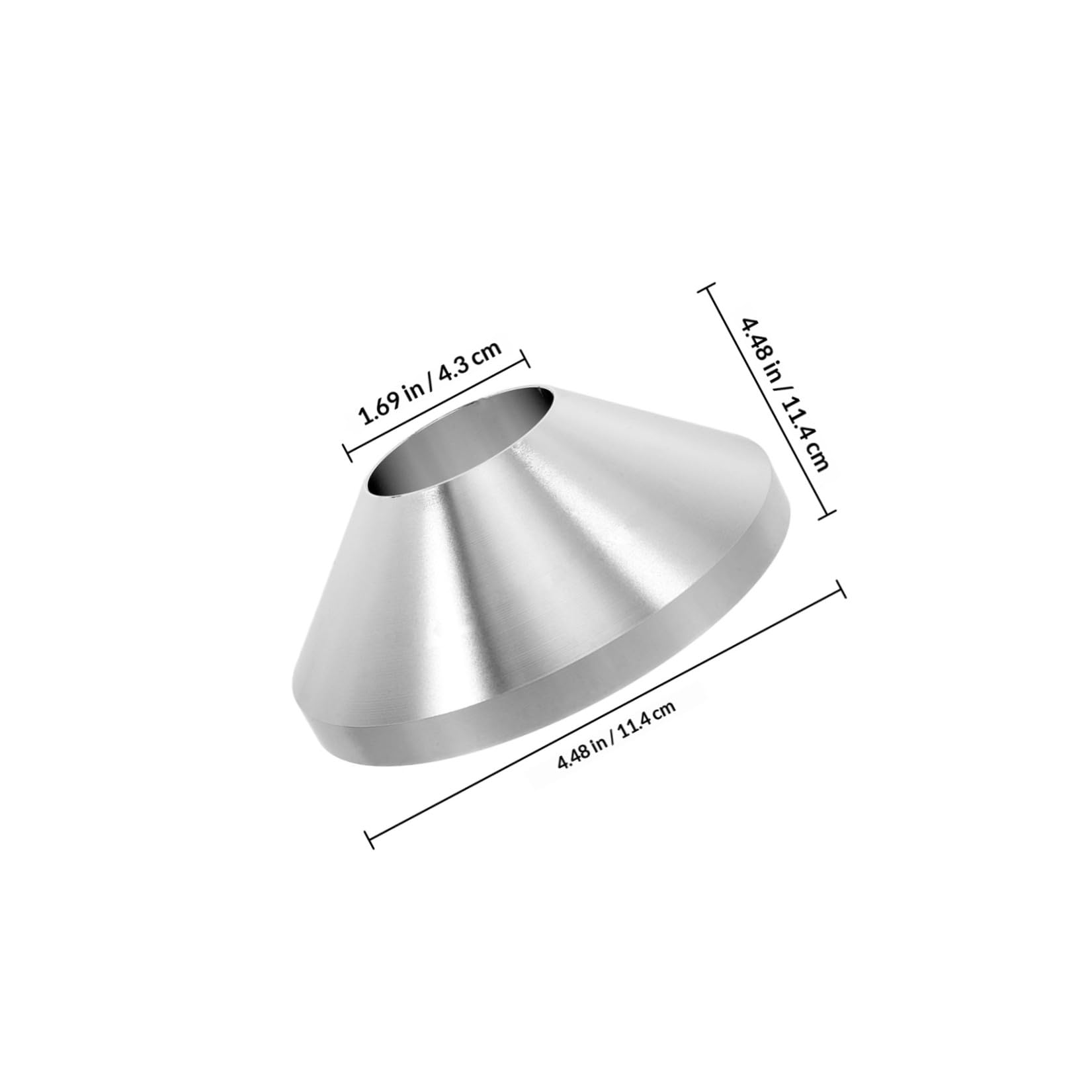 Holibanna Cono Utensile Centraggio Lega Manuale di e Smontagomme per Meccanico di Alluminio Apertura 4.4cm Equilibrio Cambio Kit Argento Ruote Pneumatici