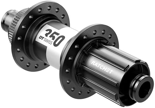 DT Swiss 350 Rear Hub - 12 x 142mm, Center-Lock, HG11 Road, Black, 24H, 18pt | bike-hubs