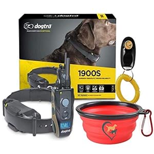 Dogtra 1900S Rechargeable Dog Training E-Collar – 3/4 Mile Range – Waterproof – Static, Vibration and Audible Tone – for Small, Medium or Large Dogs