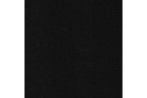 10 oz Canvas Duck Fabric by the Yard - Black.