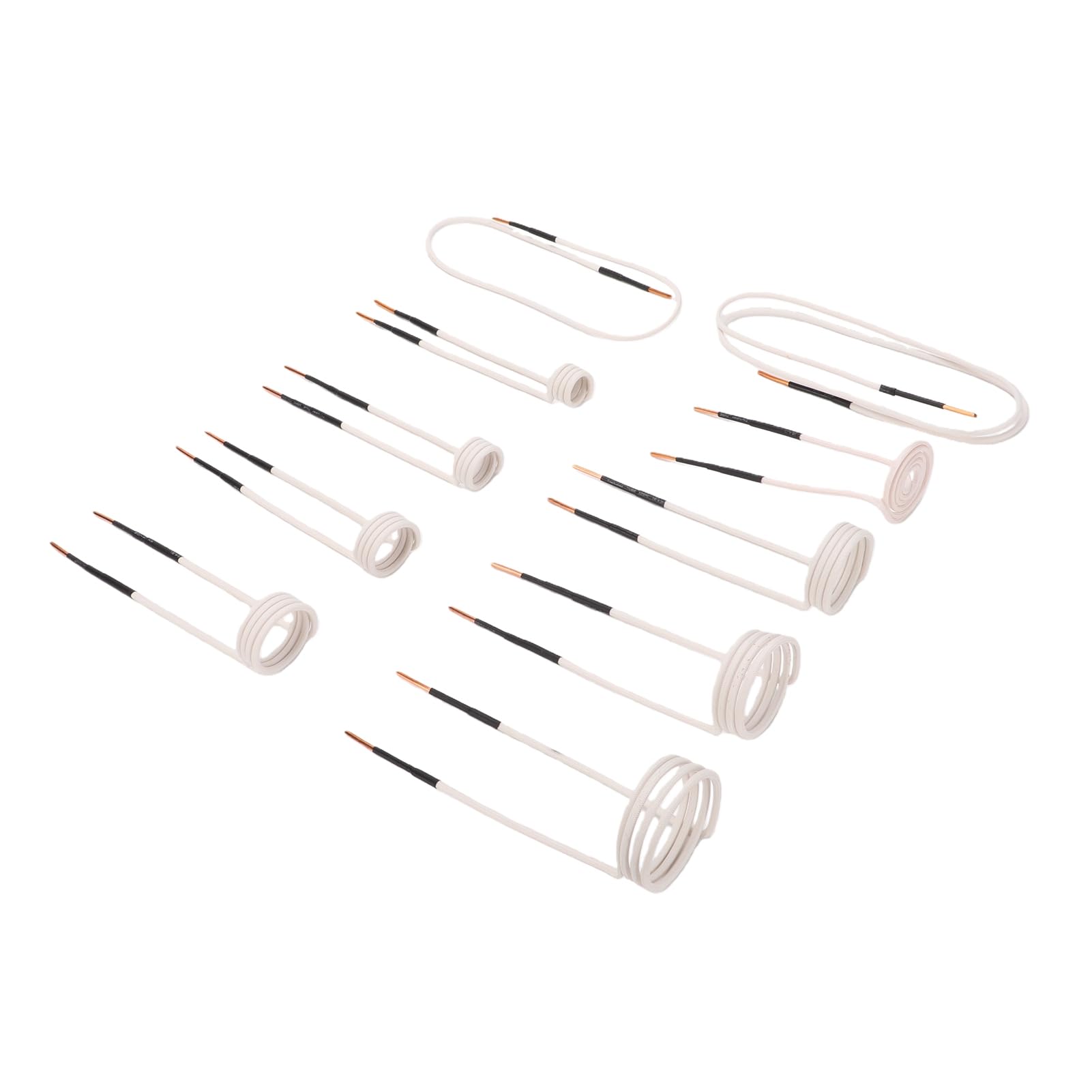 FTVOGUE Kit Bobina Riscaldatore a Induzione da 10 Pezzi, Nucleo in Ottone