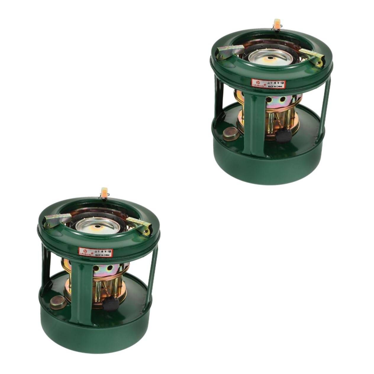 Calentador Cocina Al Aire Libre Estufa de Campamento Barbacoa Suminiestufa de Parafina Estufa de Calefacción Camping Bbq Alcoholes Estufa/As Shownx2Pcs/17.5X17Cmx2Pcs