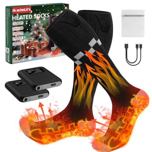 7500mAh Heated Socks Dual Battery