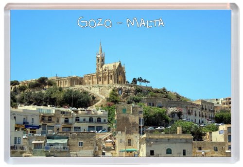 Gozo - Malta - Jumbo Fridge Magnet - Gift/Present/Souvenir