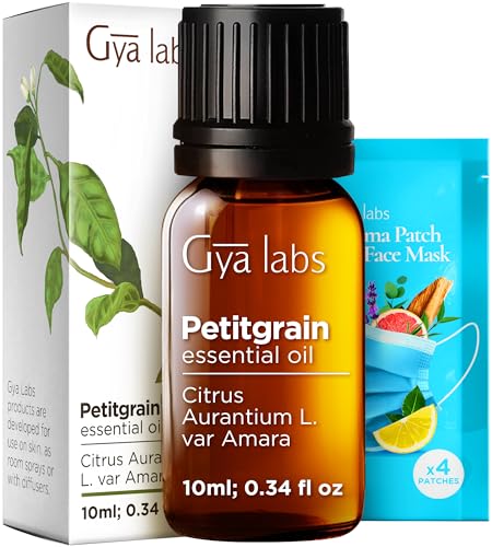 Image of 100% Pure Petitgrain Essential Oil - 0.34 Fl Oz - Petitgrain Oil for Hair, Skin, Diffuser, Aromatherapy & DIY Candle Making Scent