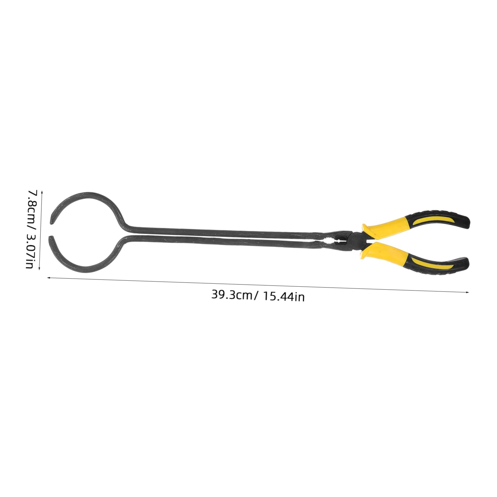 STOBAZA Crucible Tongs Tool Hand Smelt Crucible Beaker Clamps Graphite Crucible Graphite Casting Tong Chemical Supplies Melting Furnace Clamp Crucible Clamp Gold Test Kit Rubber