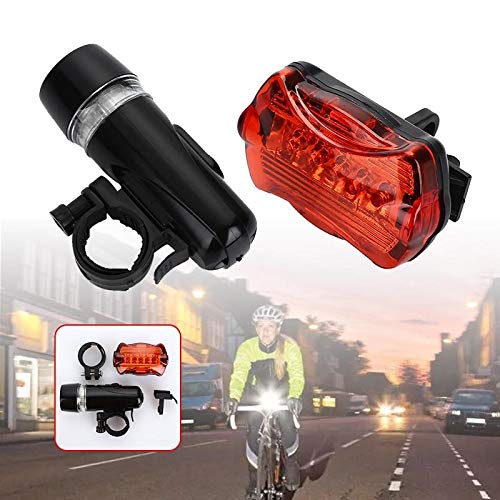 Moolten Bicycle Head and Tail Led Torch Light with 5 Different Lighting Mode (Black Color) (B08QW2CZRG) Amazon Price History, Amazon Price Tracker