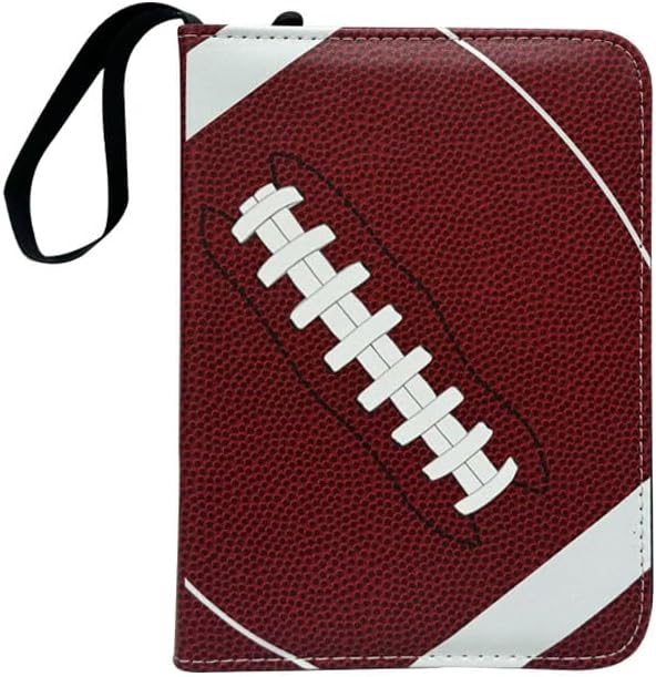 Trading Card Binder - 900 Pocket PU Leather Card Holder Album with Zipper, 3-Ring Organizer for Baseball, Football, Sports Cards & TCG/CCG Game Cards, Collector's Portfolio (Blue)