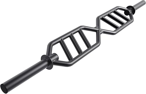 SELEWARE Barra hexagonal para pesos muertos, sentadillas, granjeros, barra de agarre múltiple, barra suiza, barra de fútbol americano