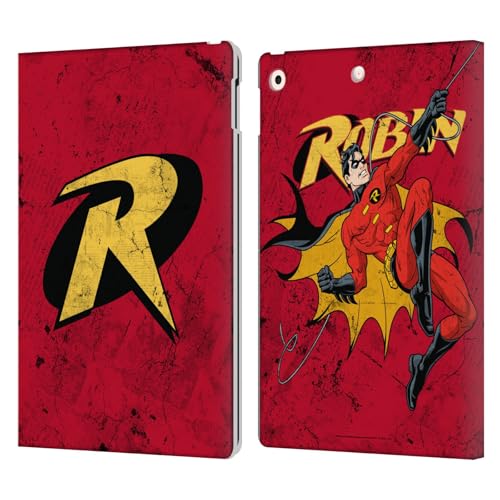 Étui iPad 10.2 Batman housse cuir portefeuille antichoc DC Comics Robin