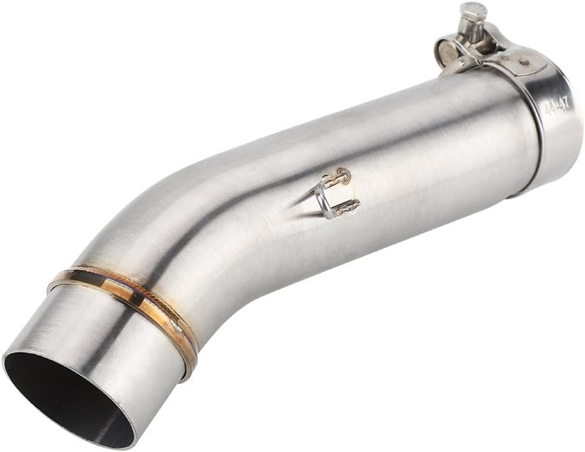 For R6 Exhaust Link Pipe - Exhaust Pipe Motorcycle Exhaust Middle Pipe Link Connector Stainless Steel Exhaust Vent Middle Link Pipe For Cb400 1.73-1.85/2In