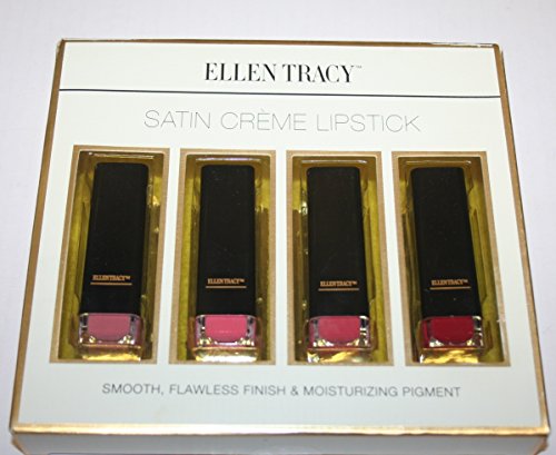 Ellen Tracy Satin Creme Lipstick Set 4pc