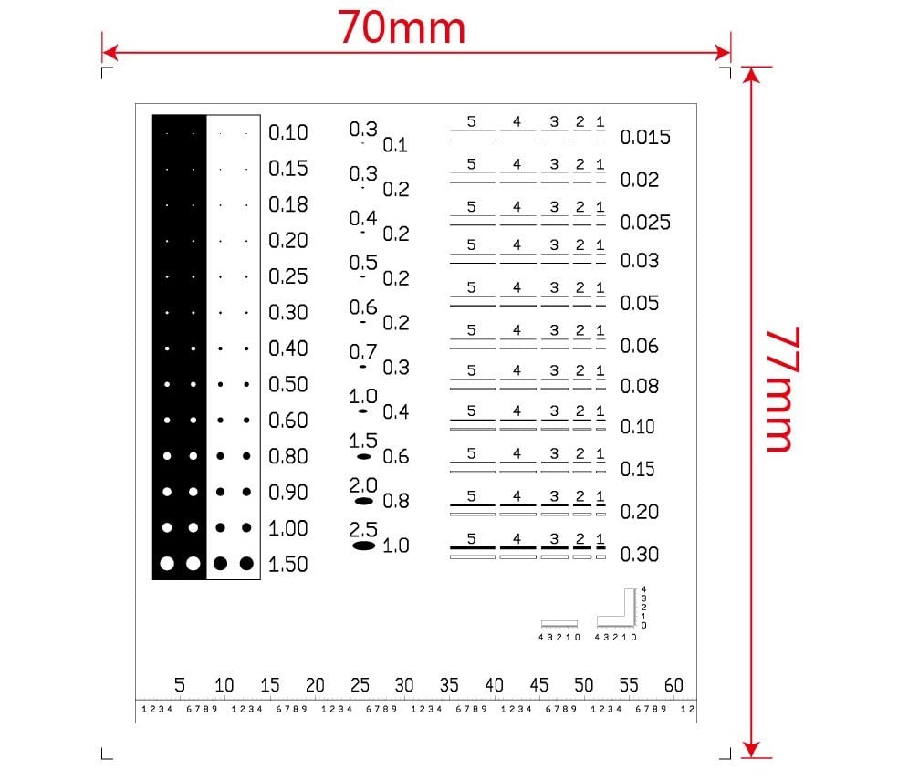 Amazon.co.jp: 顕微鏡観察 円形面積ゲージ ラインステインコントラスト