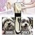 CUIFULI Dog Clippers Dog Grooming Clippers Pet Cat Dog Trimmer Silent Pet Hair Trimmer USB Rechargeable Shaver Haircut Machine 2hrs Running Dog Shearing Machine