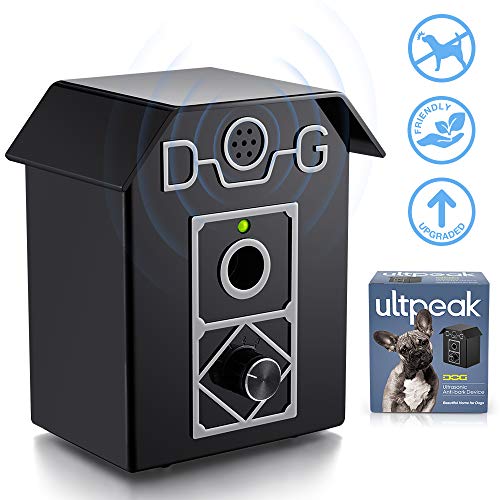 ULTPEAK Antiladridos Perros, Impermeable Collar de Adiestramiento, Ultrasonidos para Perros, Control de Corteza para Perros